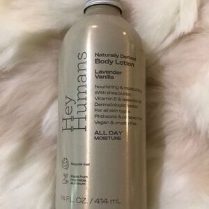 Hey humans body lotion lavender vanilla all day moisturizer 14 oz